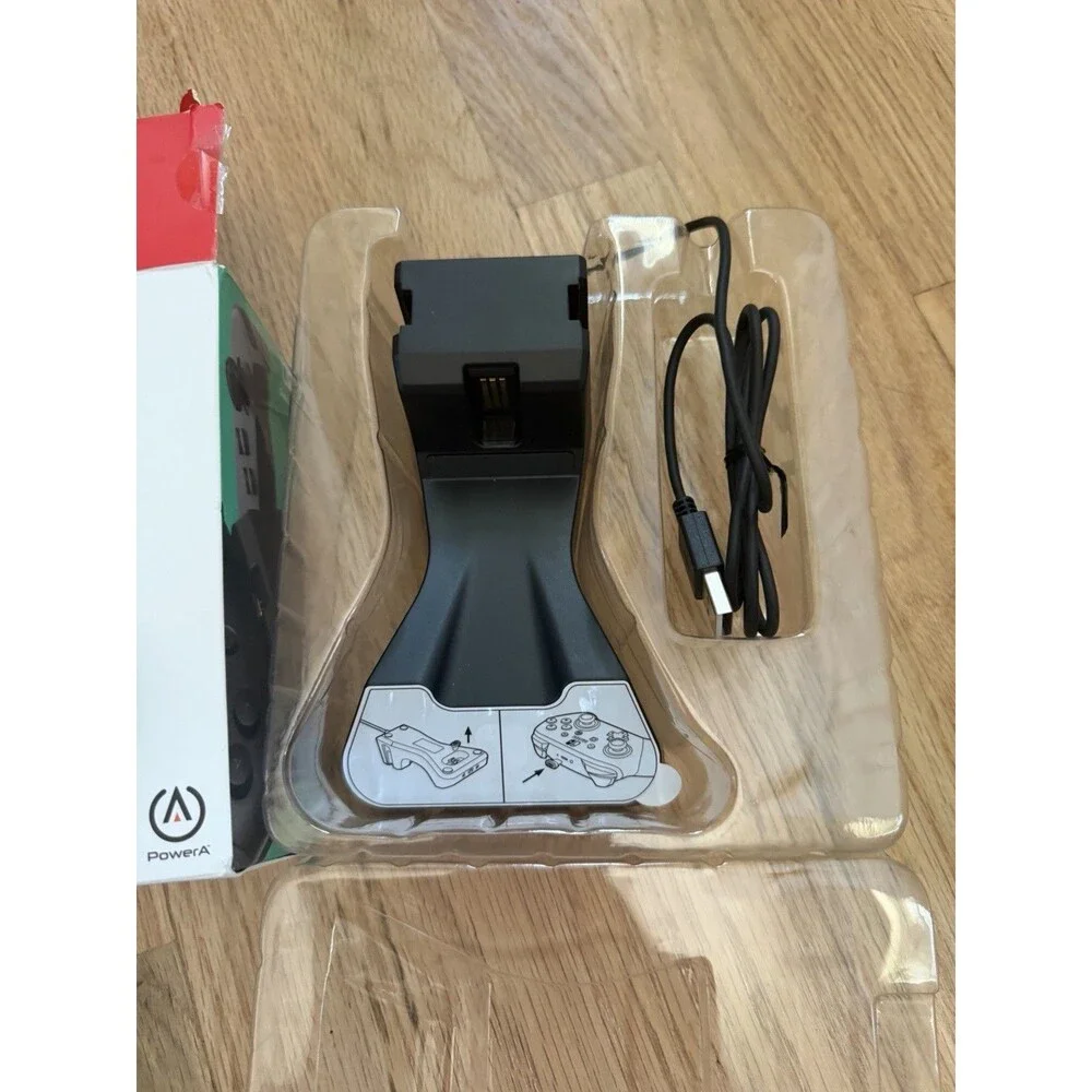 PowerA Controller Charging Base for Nintendo Switch Joy-Con & Pro Black